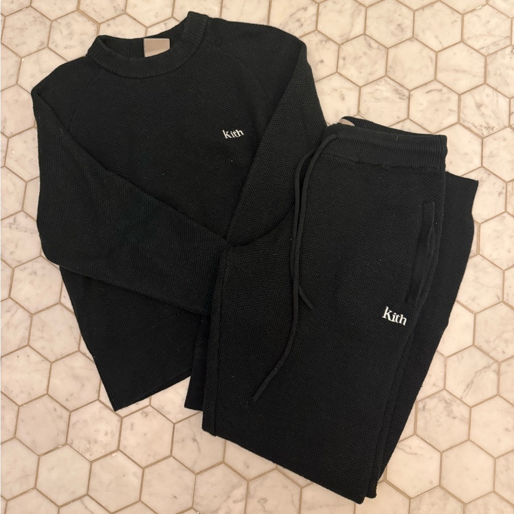 Kith Dark Green Knit Matching Set